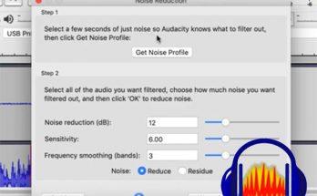 screen shot of noise reduction dialog